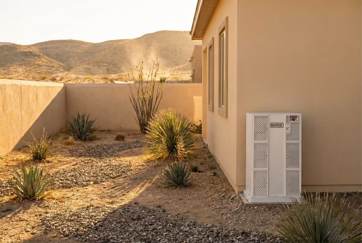 An El Paso home served by El Paso Electric with a Base Power battery