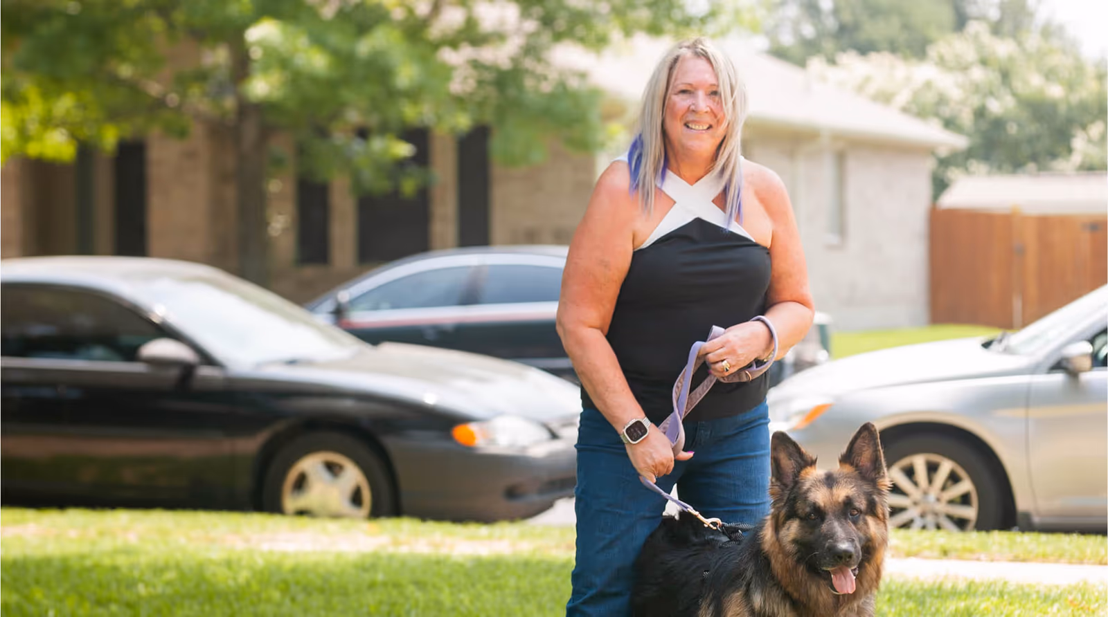 Carla C. at home in Pflugerville, Texas
