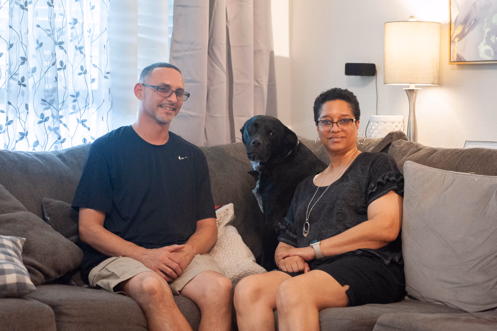 Nikki & Mike at home in Pflugerville, Texas